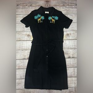 Sugarhill Brighton Giraffe Shirt Dress